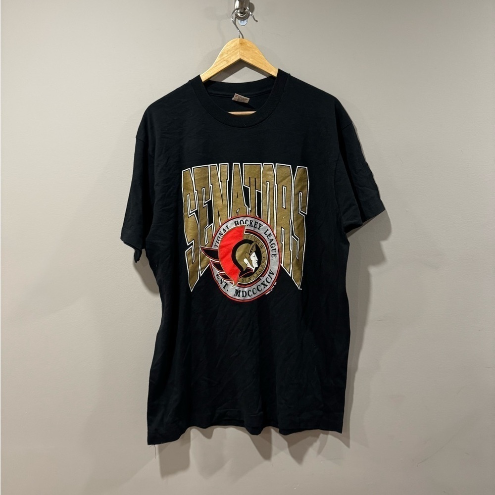 Vtg ‘91 Ottawa Senators T-Shirt ~ Single Stitch